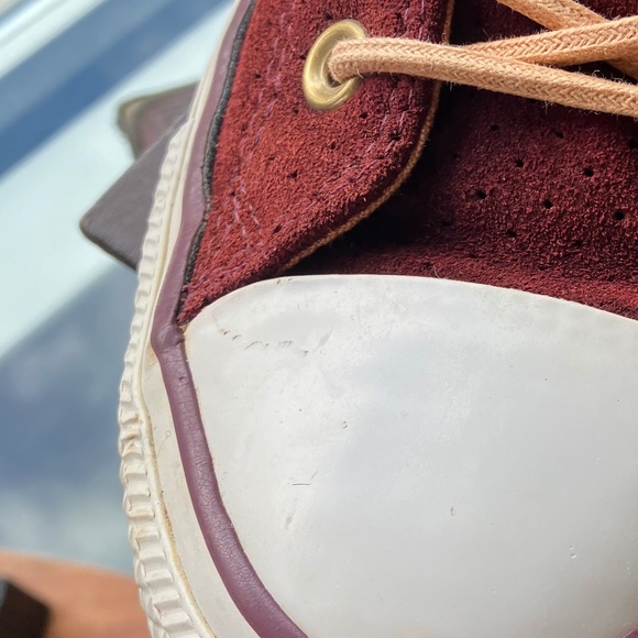 Converse Shorelines Maroon Suede - Size 8.5 - Picture 5 of 8